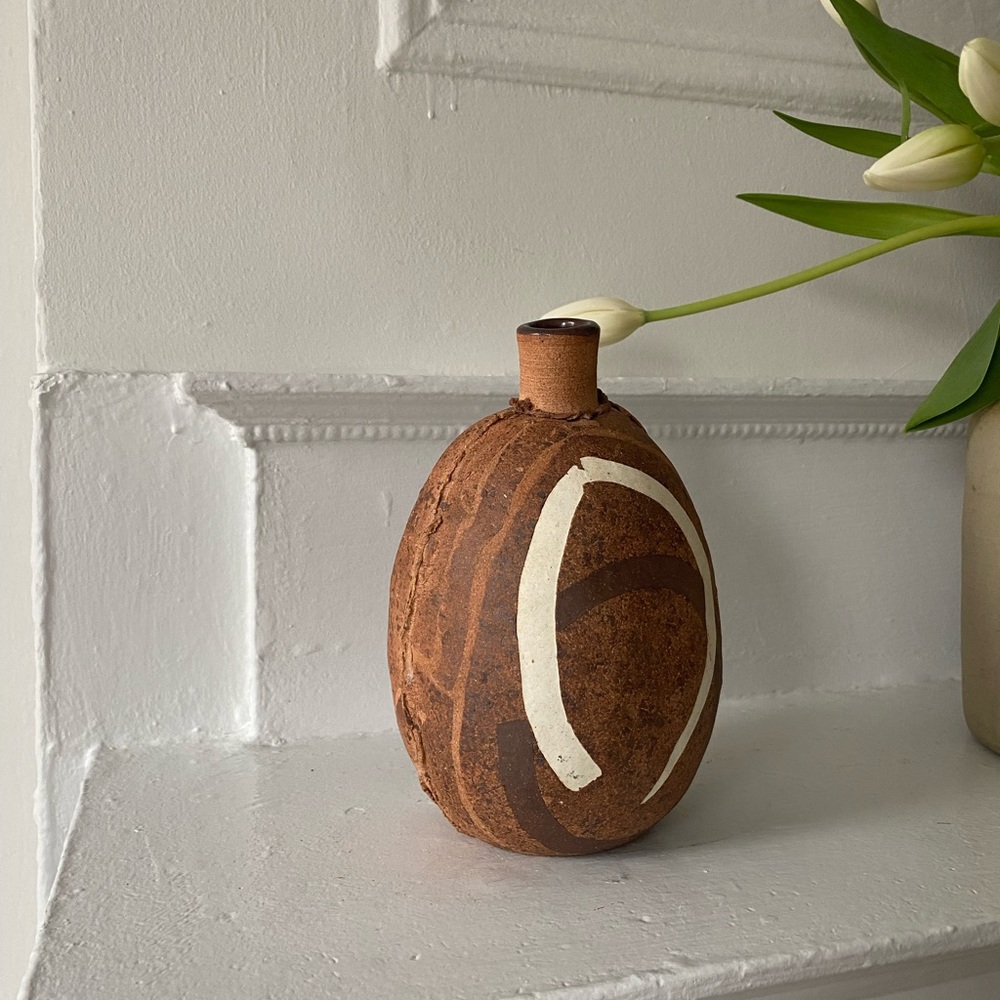 Primitive Stoneware Vase